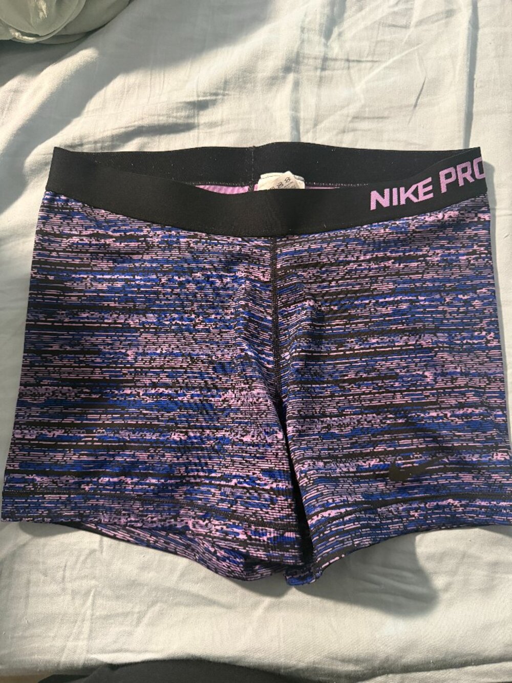 Nike Pro Compression Shorts Women’s XL Purple Blue